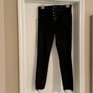 Abercrombie & Fitch black stretch skinny jeans